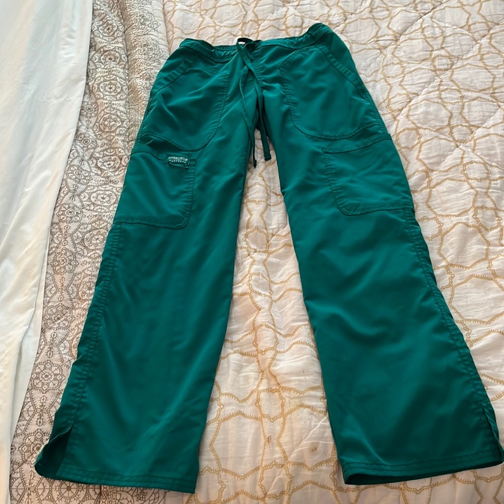 Cherokee Hunter Green Scrub pants